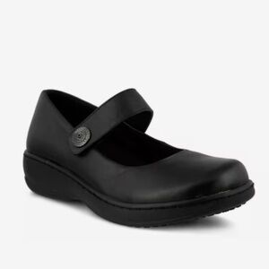 Spring Step Wisteria Work Clog Black Mary Jane Shoes S-414 Sz 11
